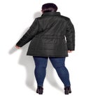 Belted Hood Puffer Coat image number null