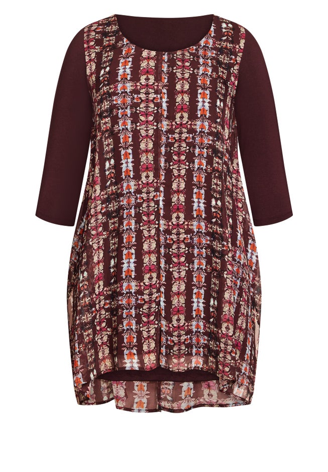 Harbor View Print Tunic image number null