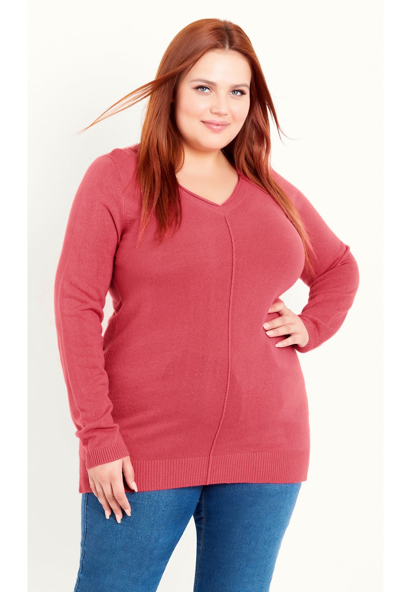 V Neck Sweater image number 0