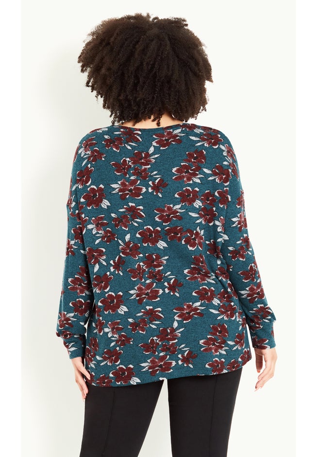 Soft Touch Floral Top image number null
