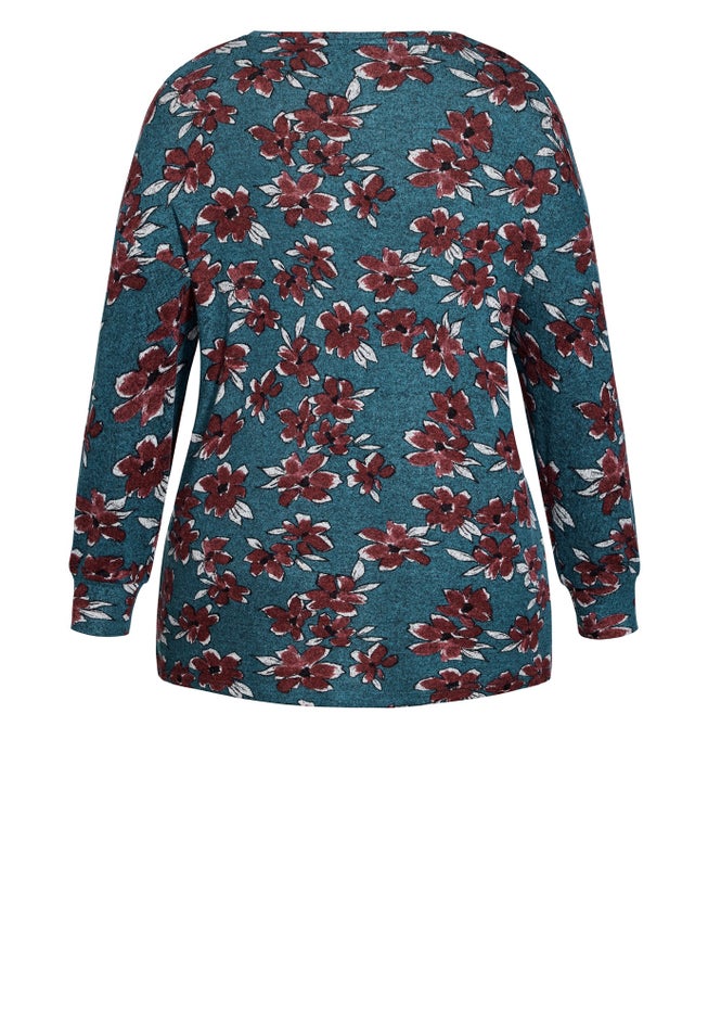 Soft Touch Floral Top image number null
