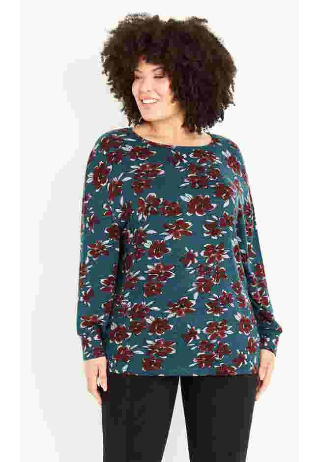 Soft Touch Floral Top image number 0