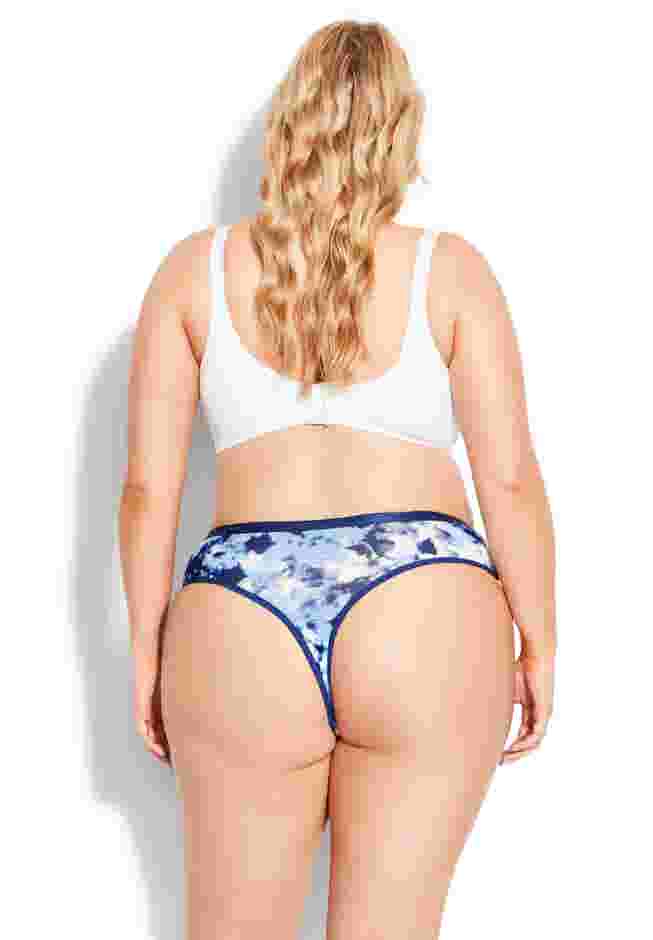 Cotton Print Thong image number 1