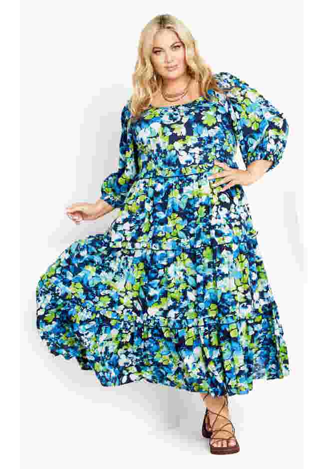 Heather Print Dress image number 2
