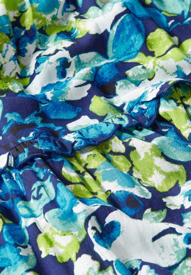 Heather Print Dress image number null