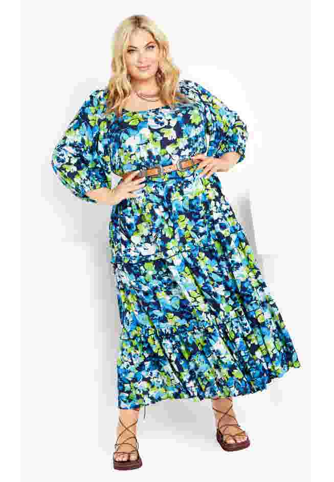 Heather Print Dress image number 0