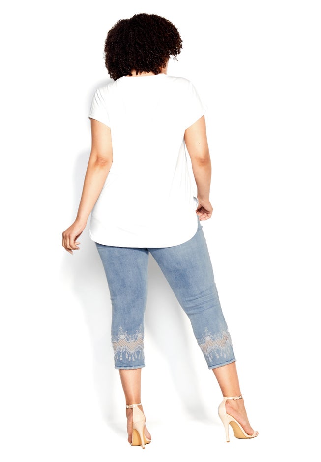 Nava Detail Crop Jean image number null