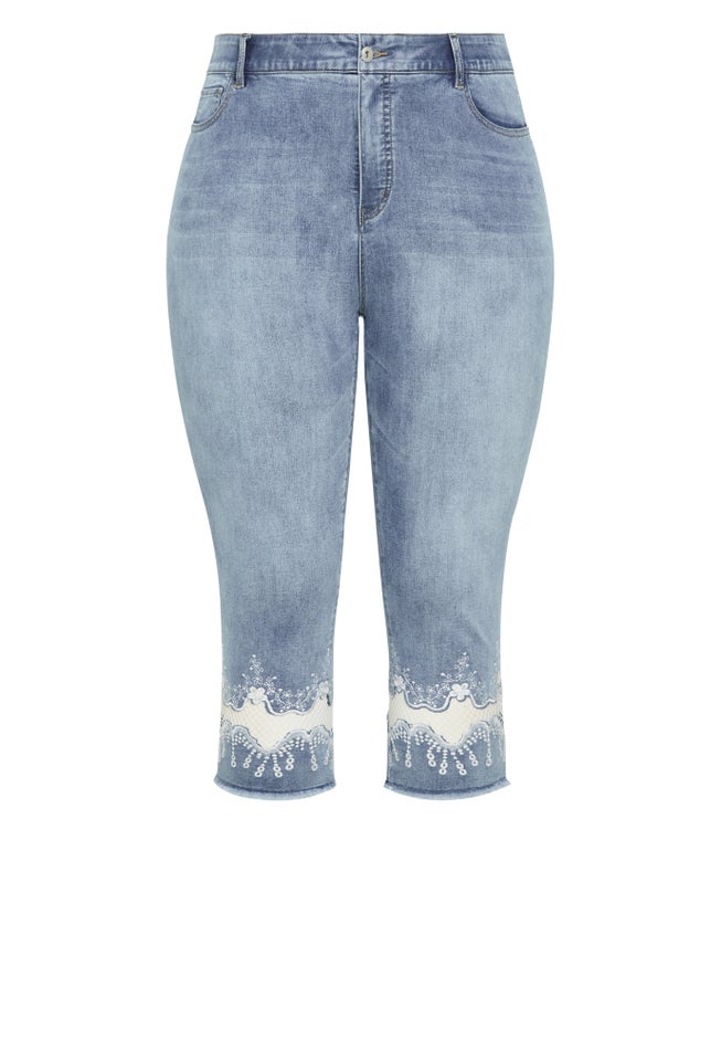 Nava Detail Crop Jean image number null