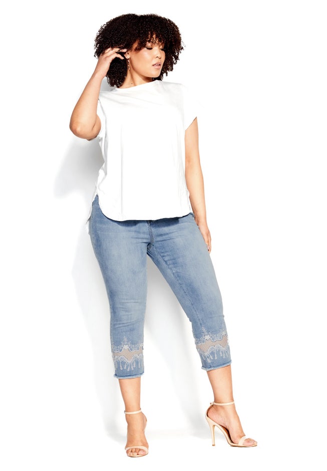Nava Detail Crop Jean image number null