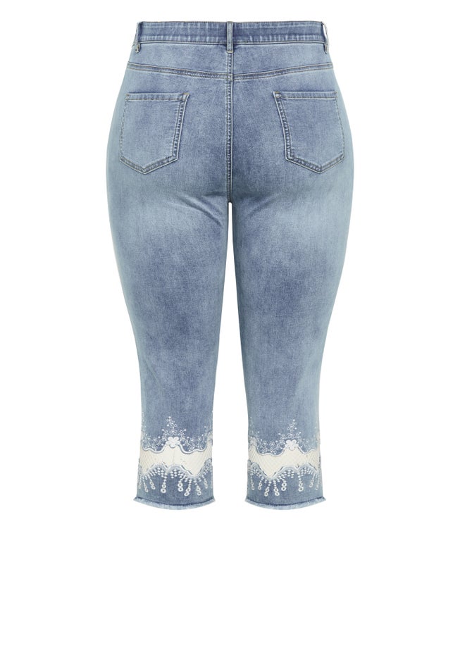 Nava Detail Crop Jean image number null