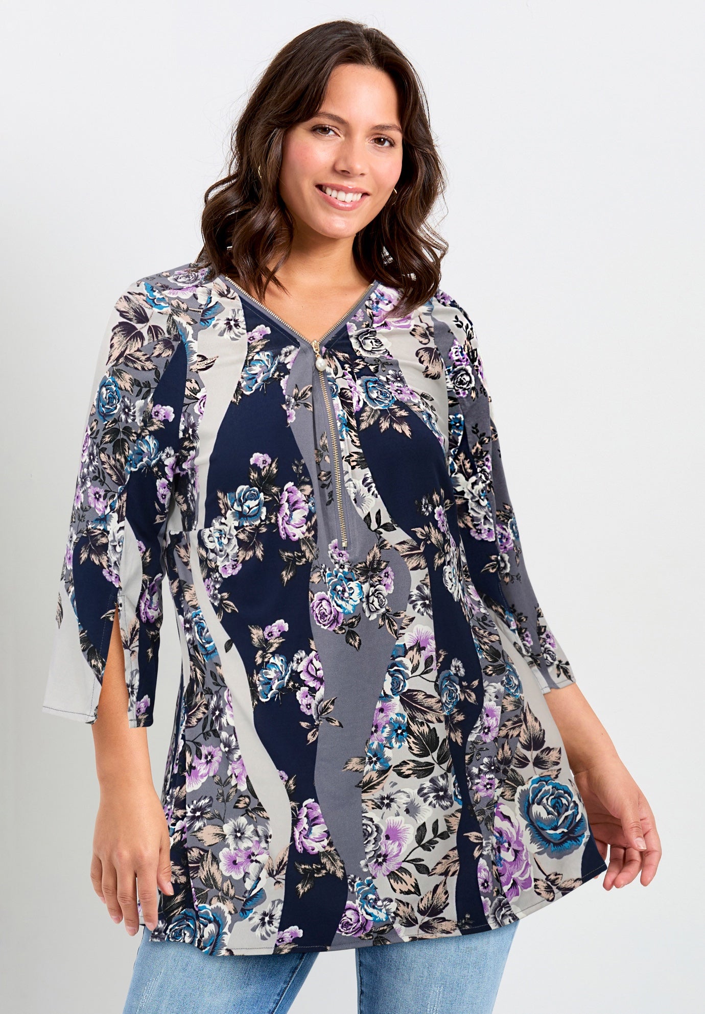 Leona Zip Top image number 0