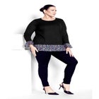 Hacci Chiffon Print Top image number null