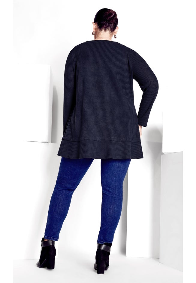 Waffle Ruffle Tunic image number 1