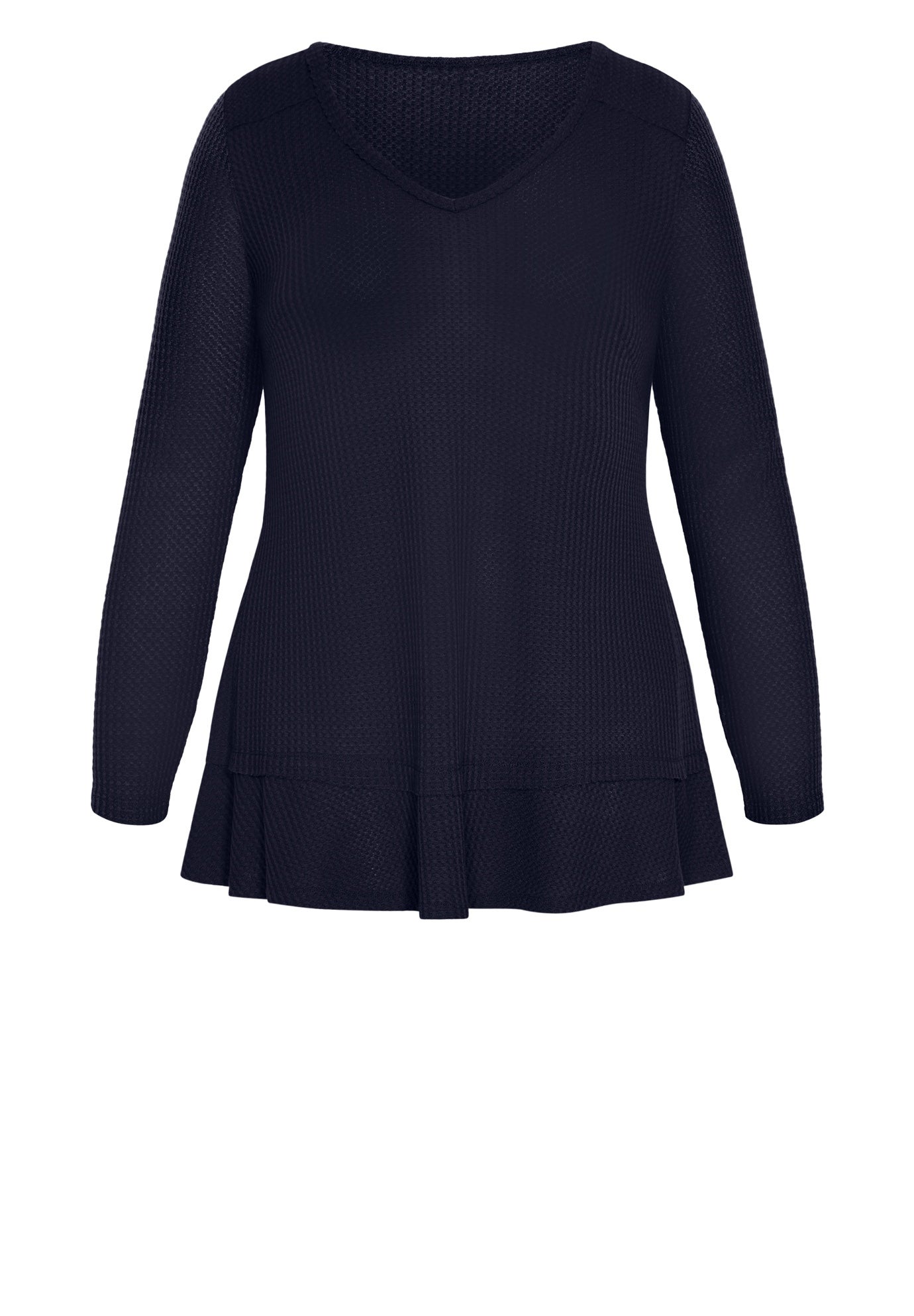 Waffle Ruffle Tunic image number 3