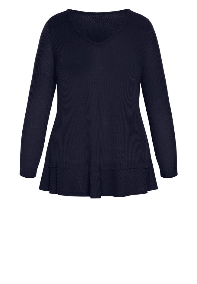 Waffle Ruffle Tunic image number 3