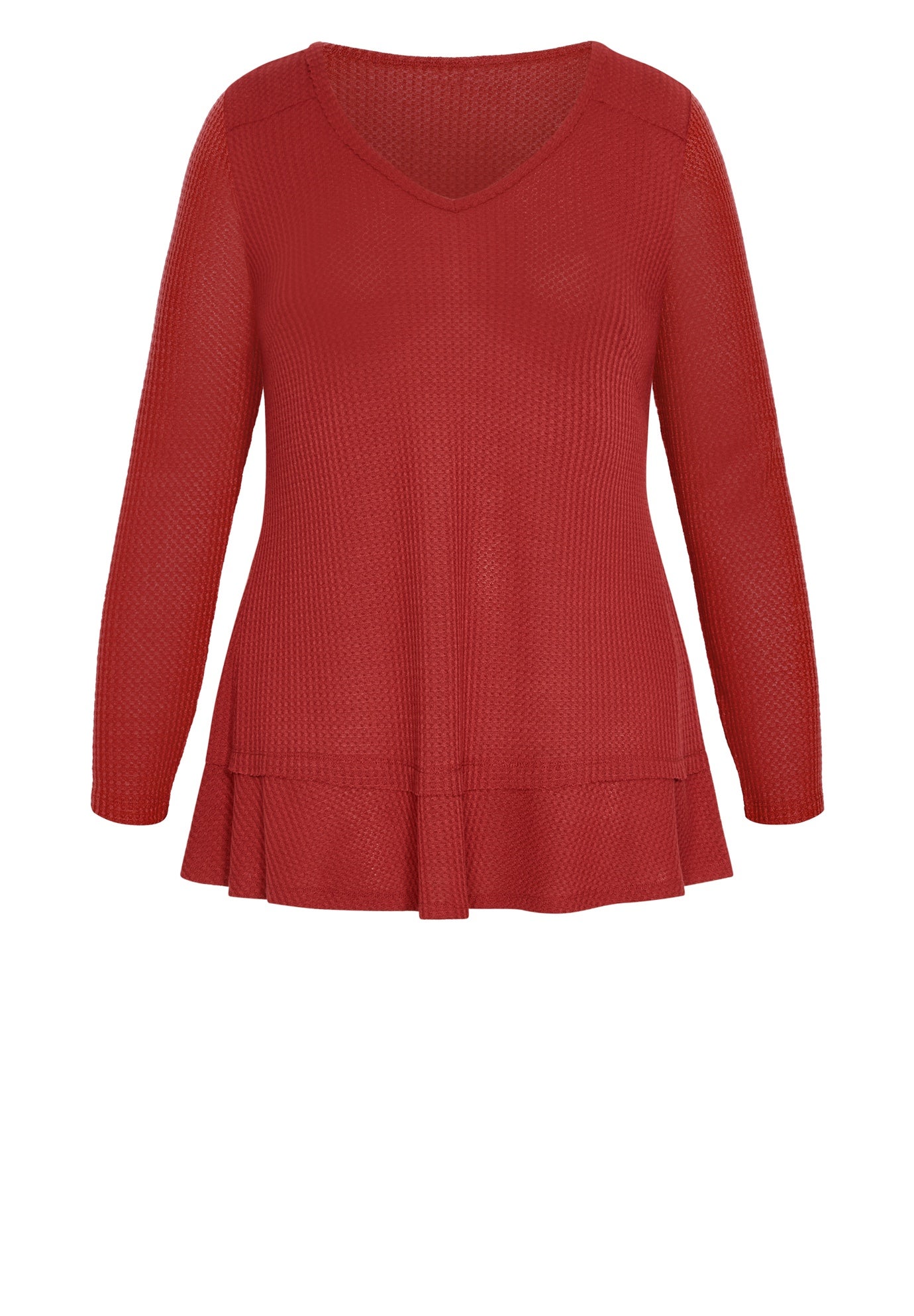 Waffle Ruffle Tunic image number 3