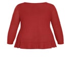 Waffle Ruffle Tunic image number null