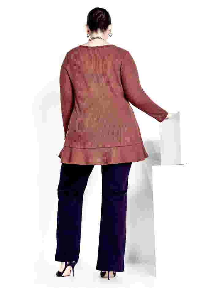 Waffle Ruffle Tunic image number 1