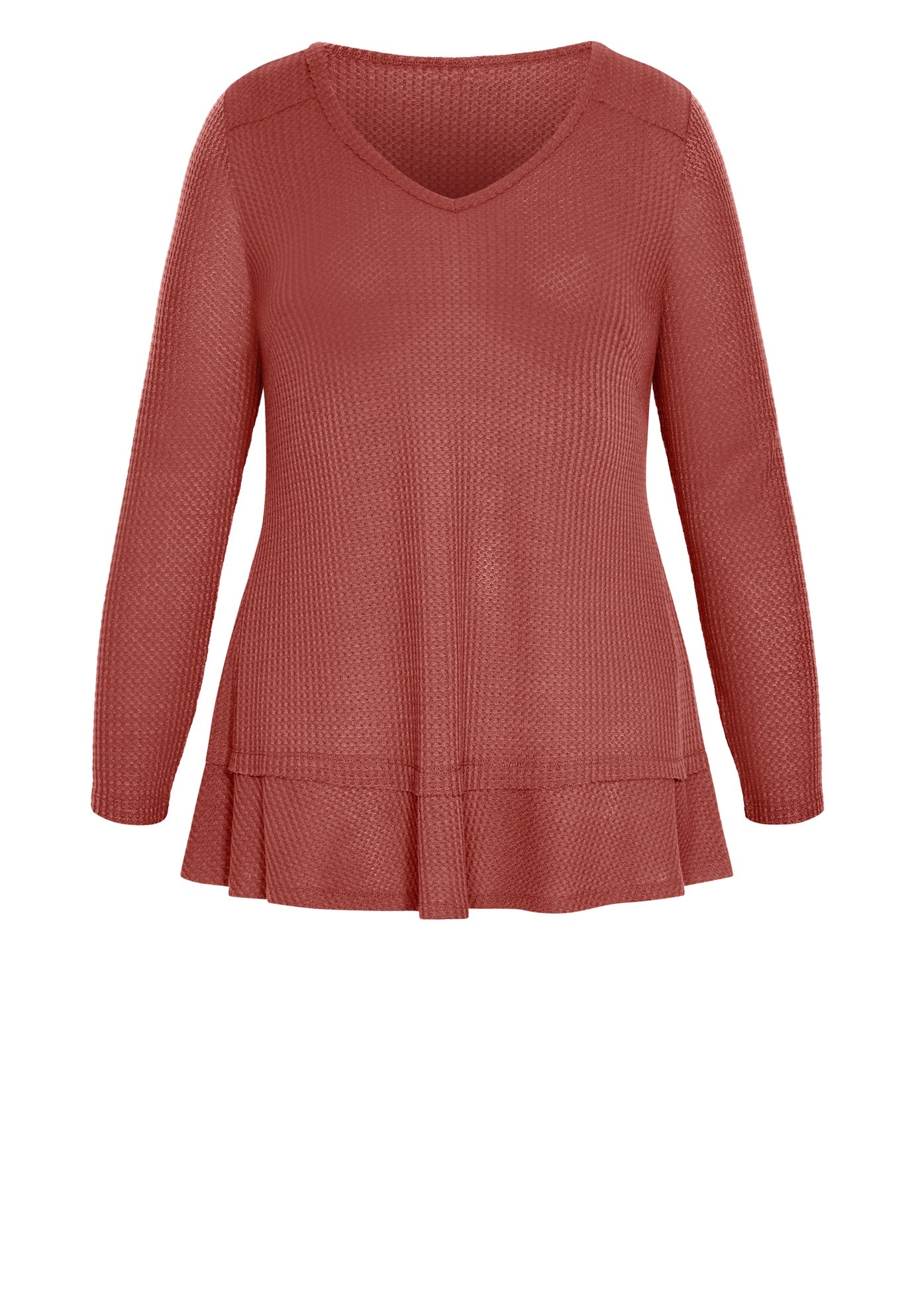 Waffle Ruffle Tunic image number 2