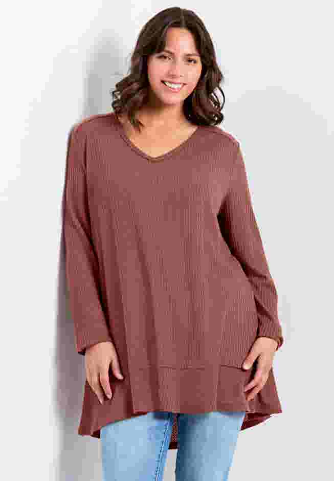 Waffle Ruffle Tunic image number 0