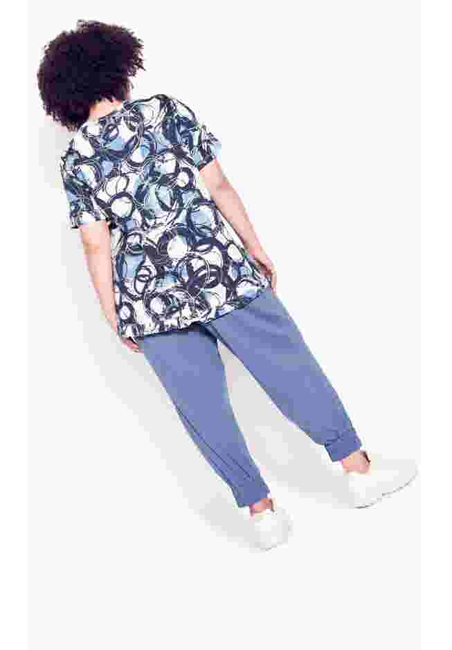 Mae Ruffle Print Top image number 2