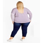 Sina Stripe Top image number null