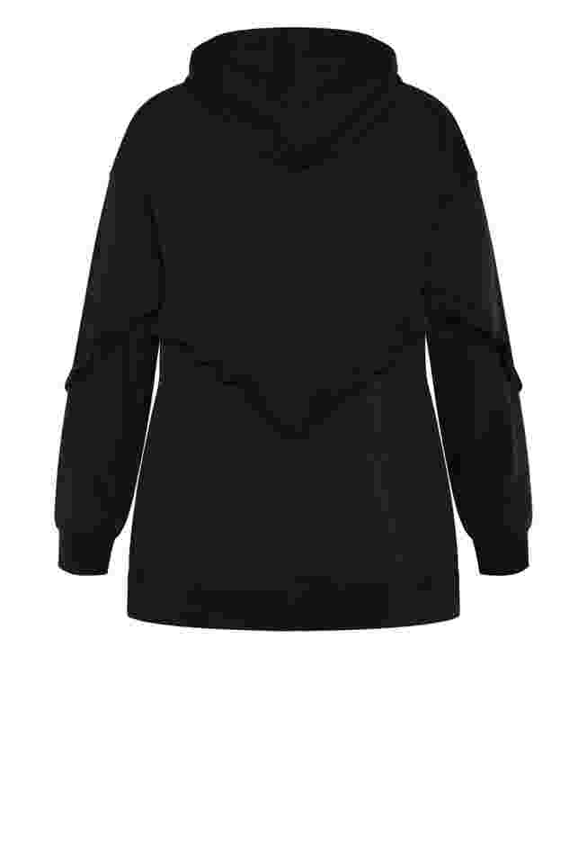 Frill Plain Hoodie image number 4