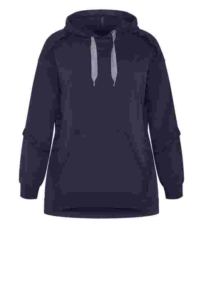 Frill Plain Hoodie image number 3