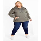 Frill Plain Hoodie image number null