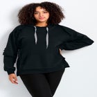 Frill Plain Hoodie image number null