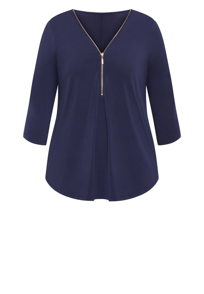 Fiona Zip Top image number null