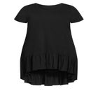 Ella Ruffle Plain Dress image number null