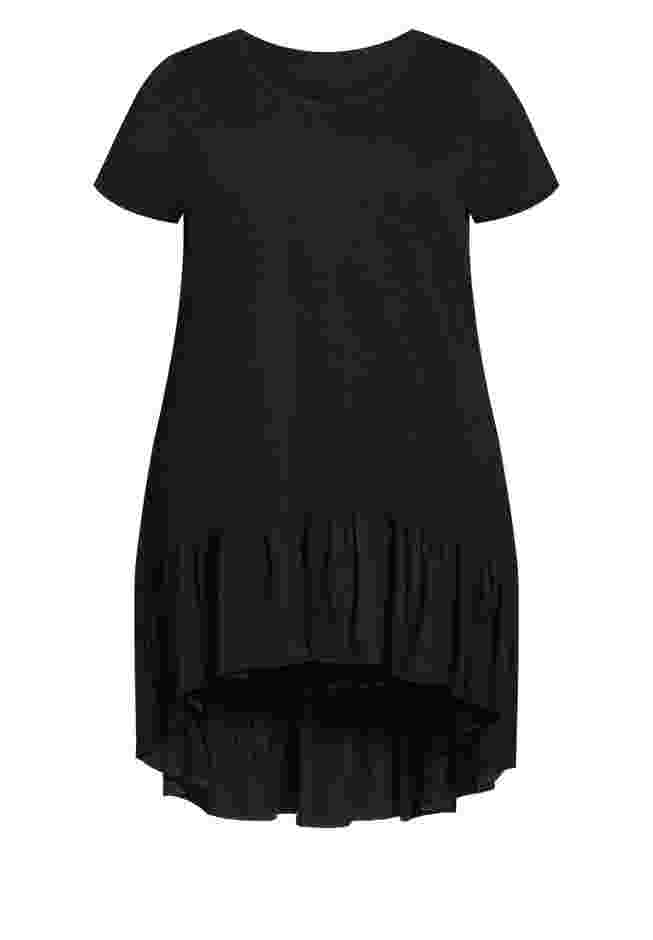 Ella Ruffle Plain Dress image number 4