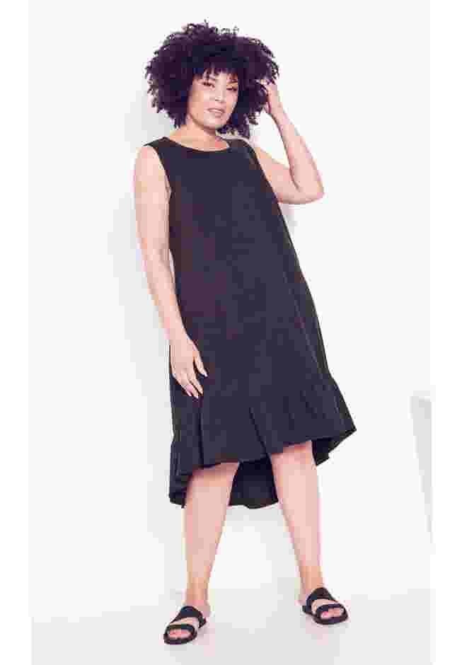 Evie Ruffle Plain Dress image number 1