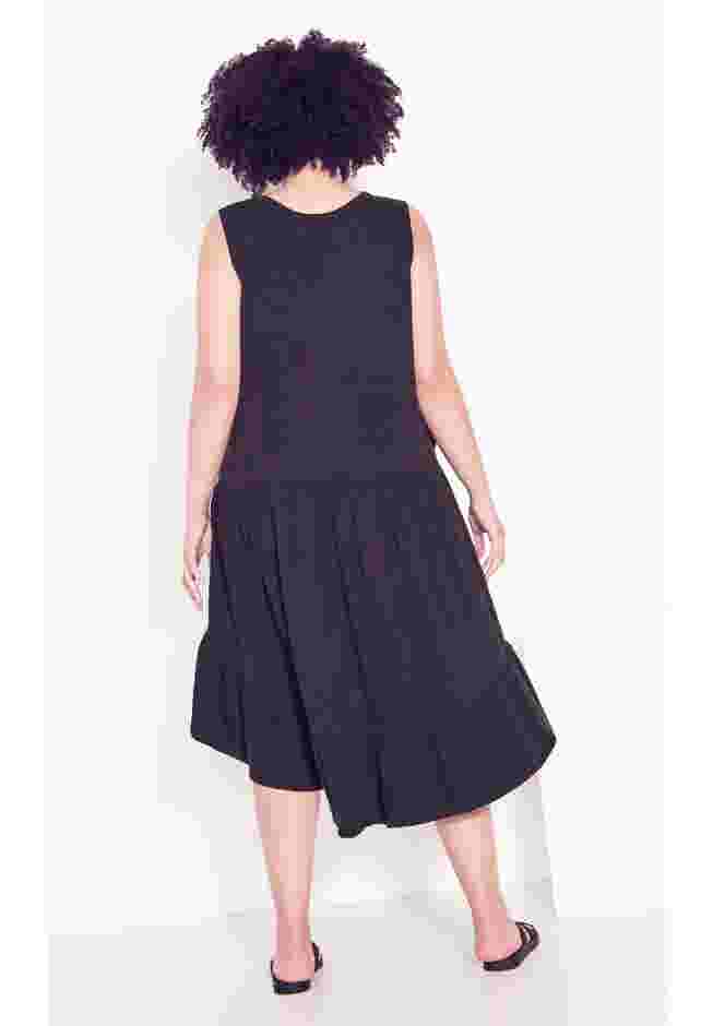 Evie Ruffle Plain Dress image number 2