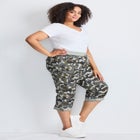 Cotton Roll Up Capri image number null