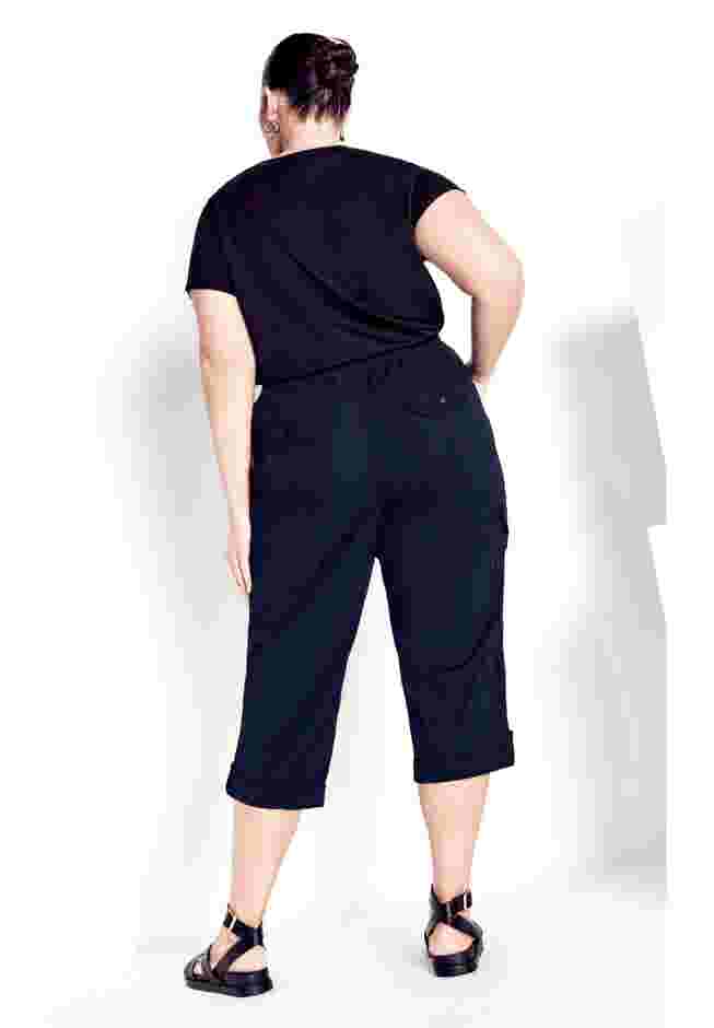 Cotton Roll Up Capri image number 1