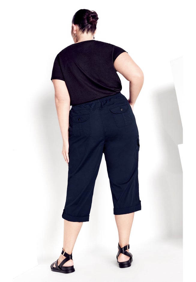 Cotton Roll Up Capri image number 1