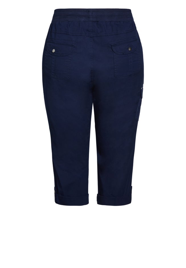 Cotton Roll Up Capri image number 4