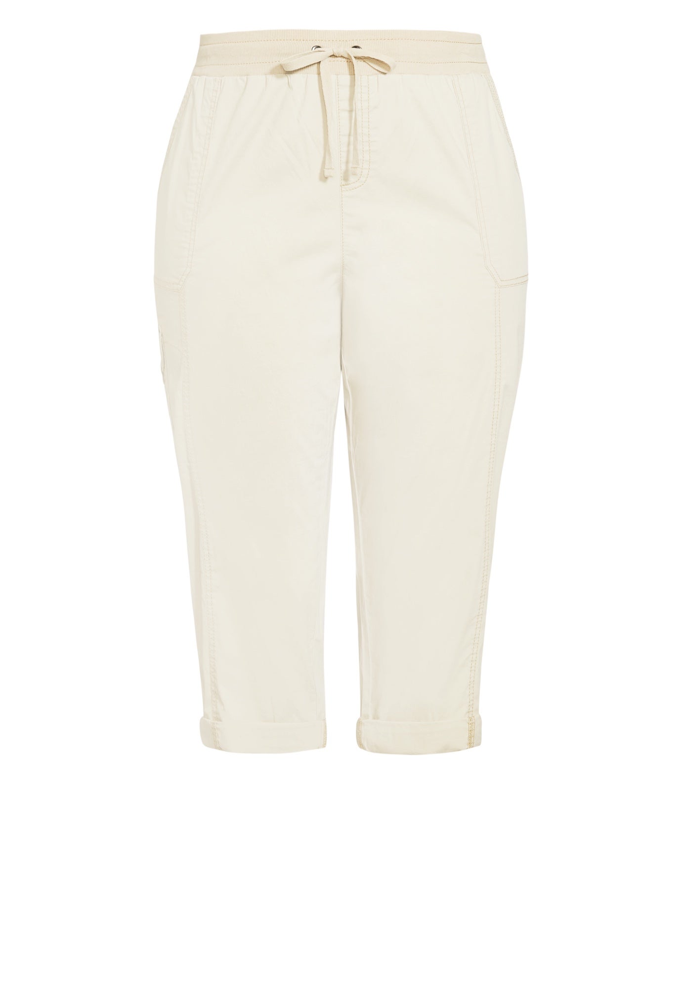 Cotton Roll Up Capri image number 2