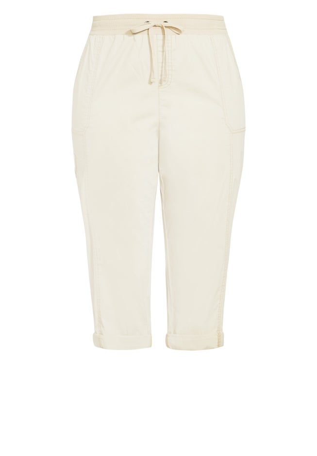 Cotton Roll Up Capri image number 2