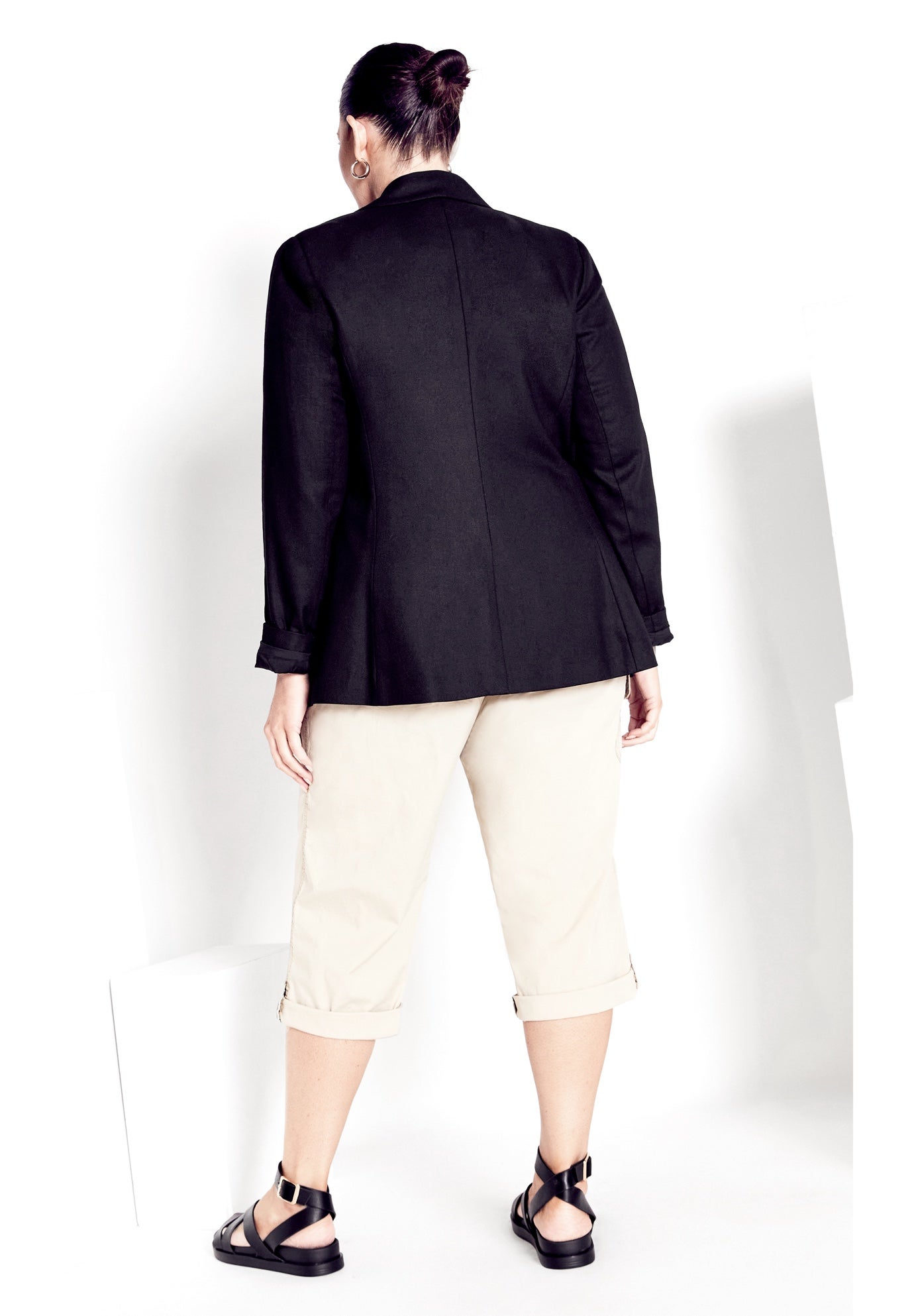 Cotton Roll Up Capri image number 4