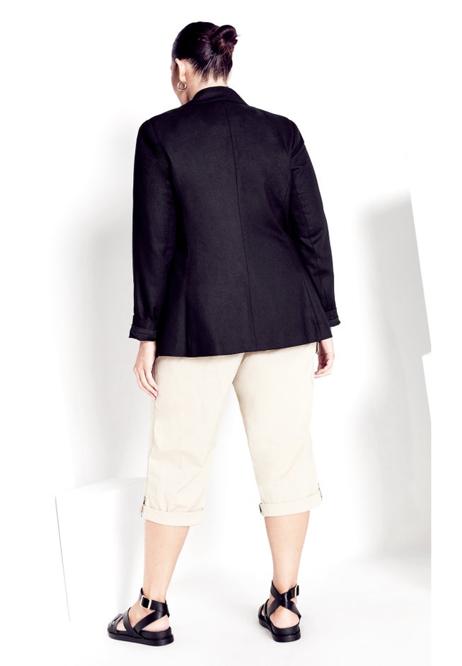 Cotton Roll Up Capri image number 4