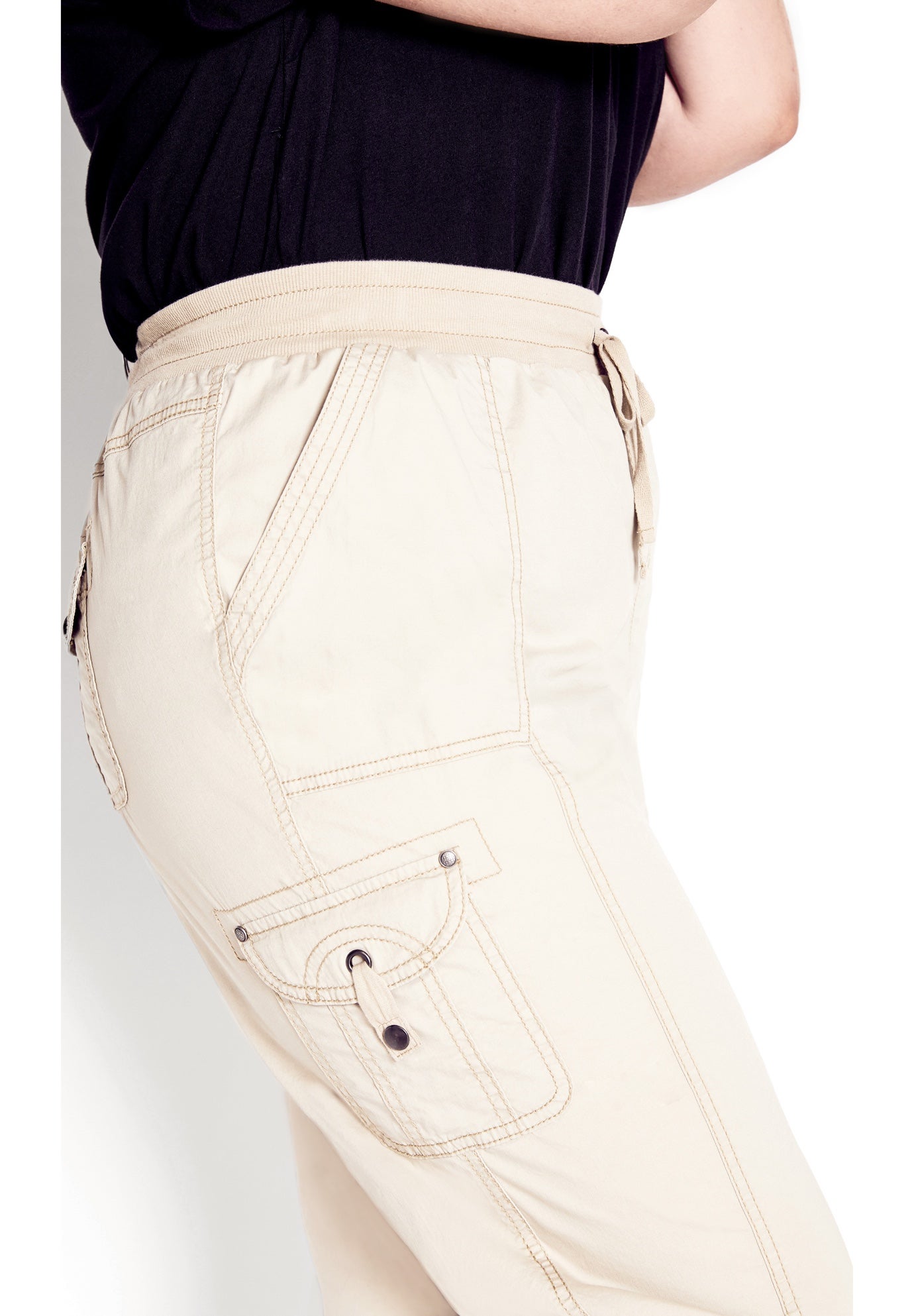 Cotton Roll Up Capri image number 5