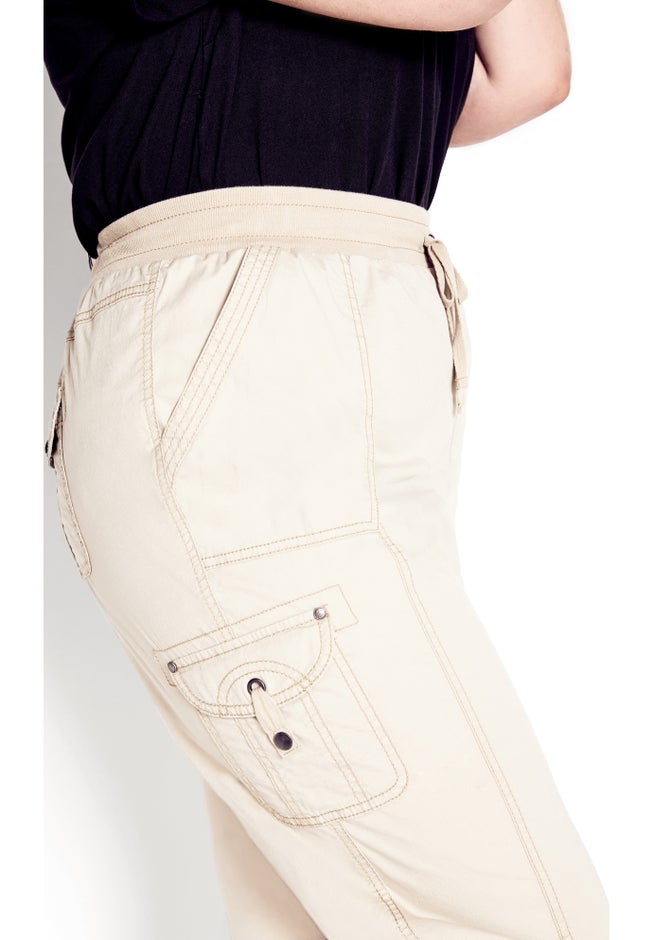 Cotton Roll Up Capri image number 5