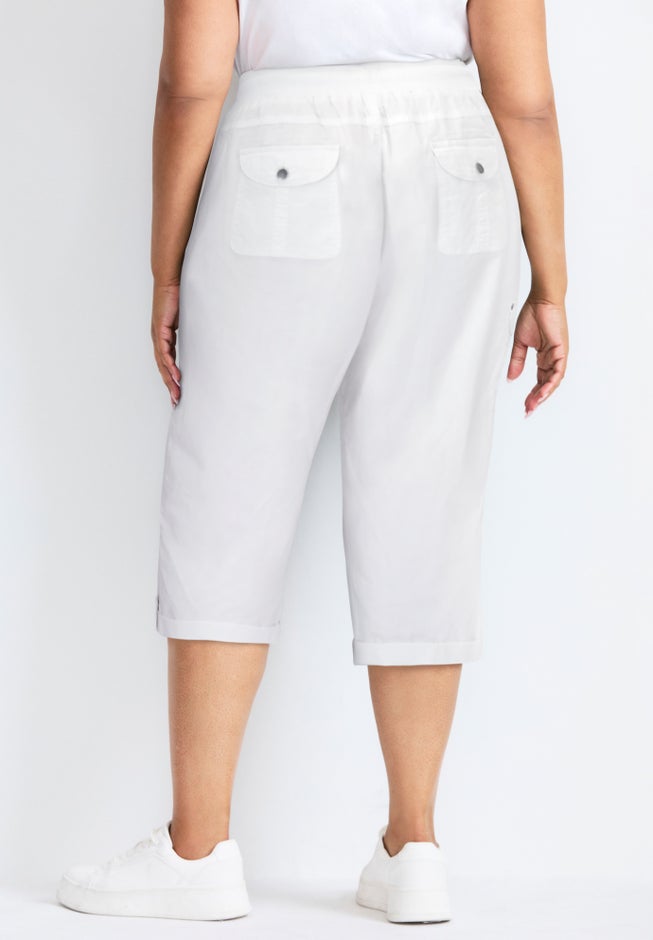 Cotton Roll Up Capri image number 1