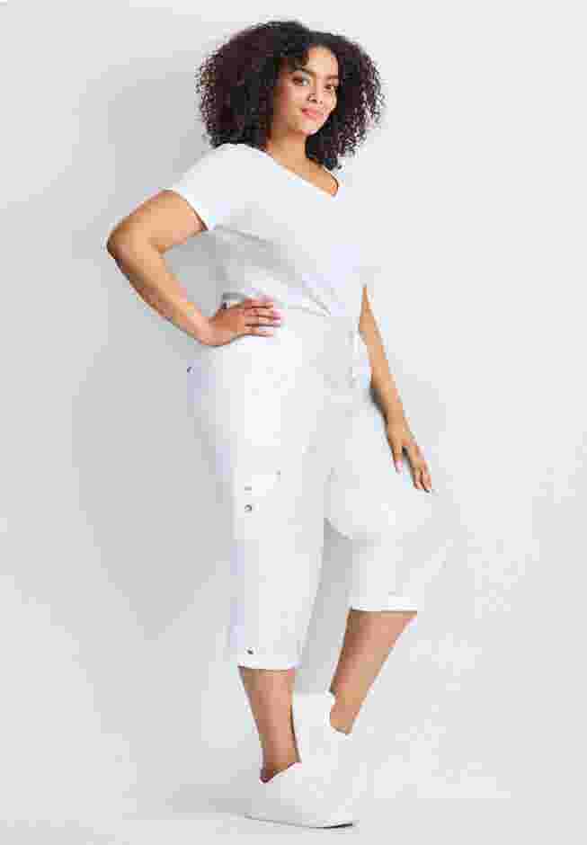 Cotton Roll Up Capri image number 2