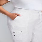 Cotton Roll Up Capri image number null