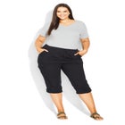 Cotton Roll Up Capri image number null