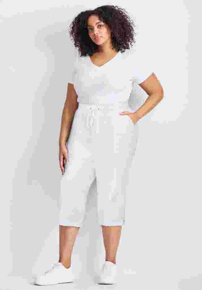 Cotton Roll Up Capri image number 0